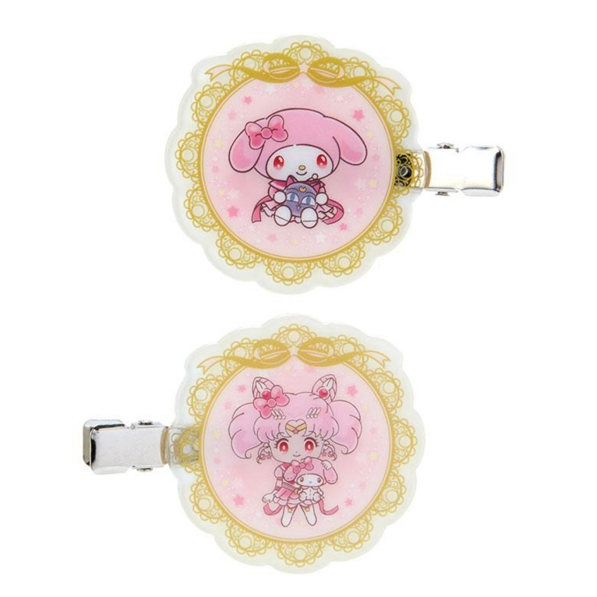Sailor moon|美战 x Sanrio联名美乐蒂/小小兔刘海夹/前发夹/发卡|1对