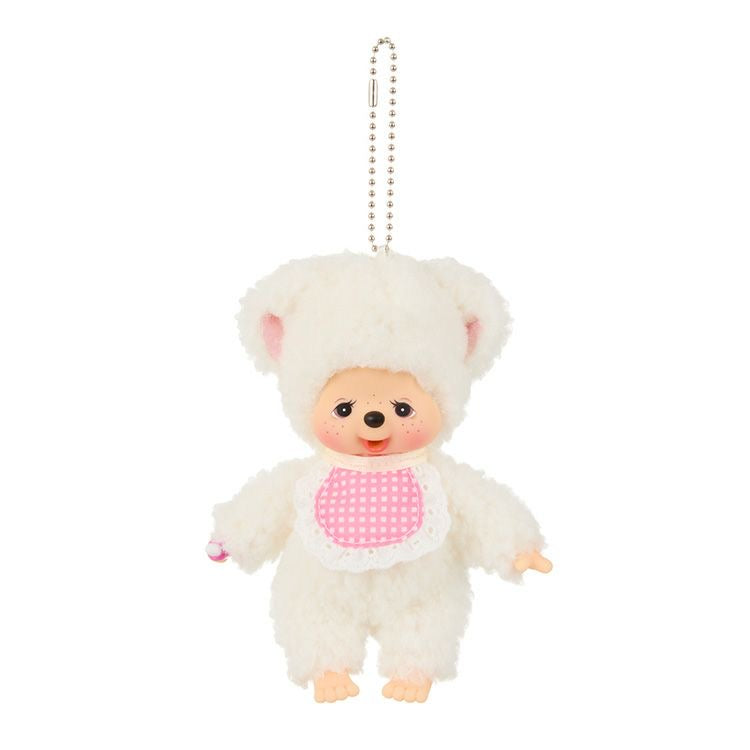Monchhichi|Mascot Holder /Plush Keychain|H16.5×W8.5×D5.5cm approx.