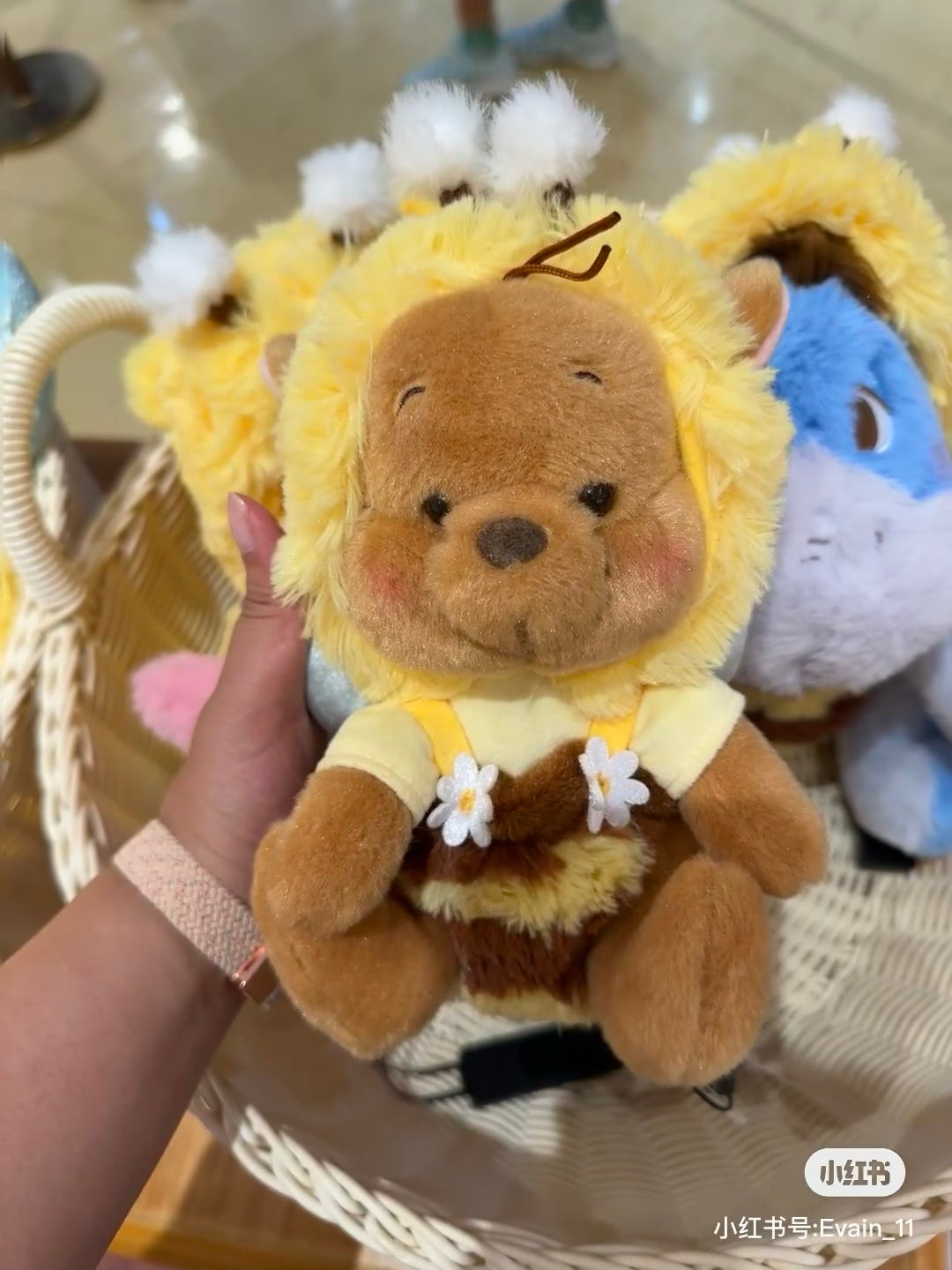 Disney| 2024 HONEY DAY蜜蜂系列公仔/玩偶|S约高さ22×幅15.5×奥行き11cm