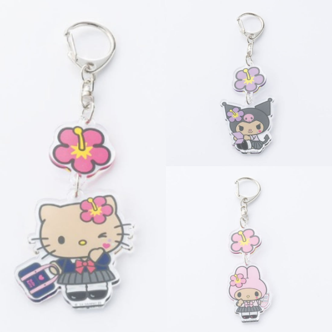 Sanrio三丽鸥|Avail联名平成辣妹钥匙扣/挂件|约5.2x4.9cm