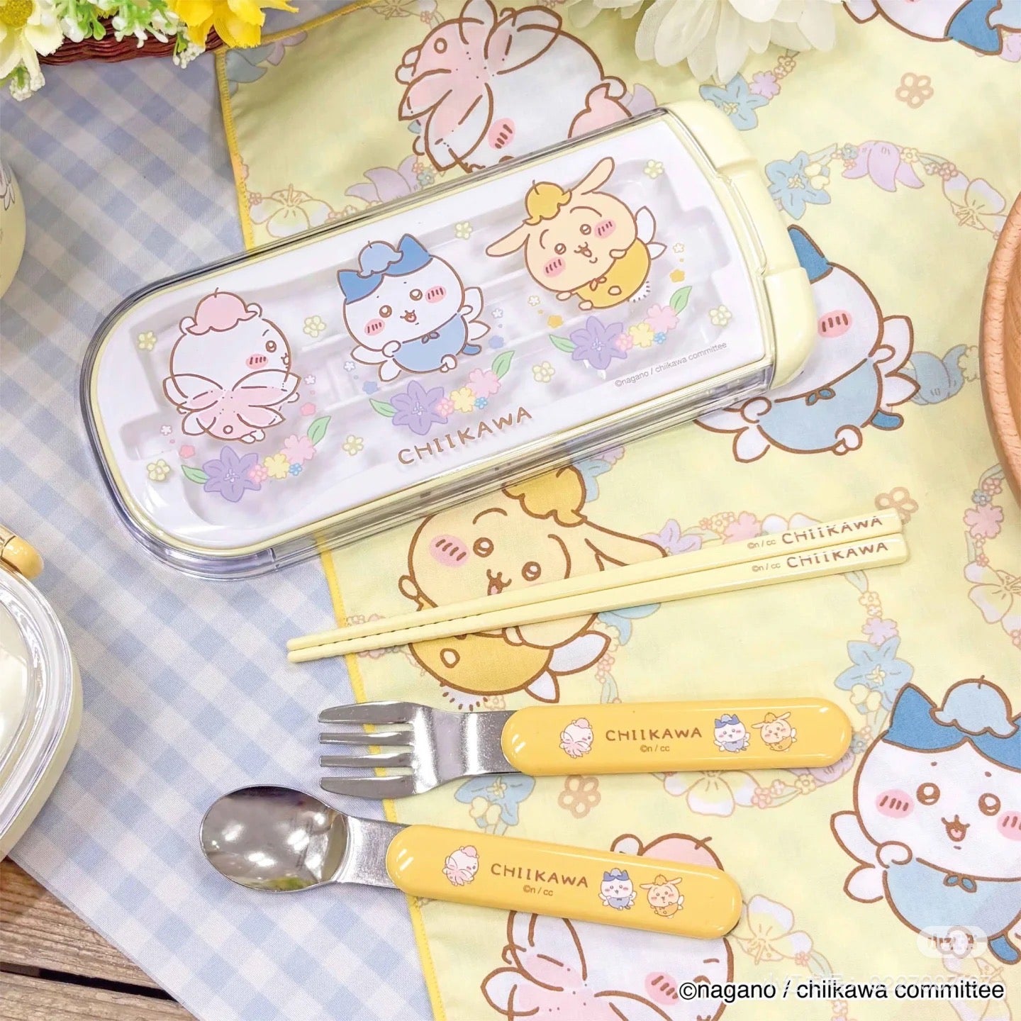 chiikawa|Fairy Bento Lunch Trio Cutlery Set|84×197×19mm approx.