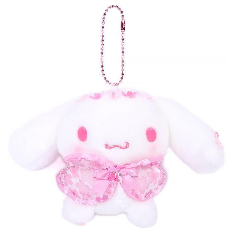 Sanrio|2024樱花爱心限定毛绒挂件/美乐蒂/库洛米/玉桂狗/帕恰狗/凯蒂猫|約幅11×奥行9.5×高さ13.5cm