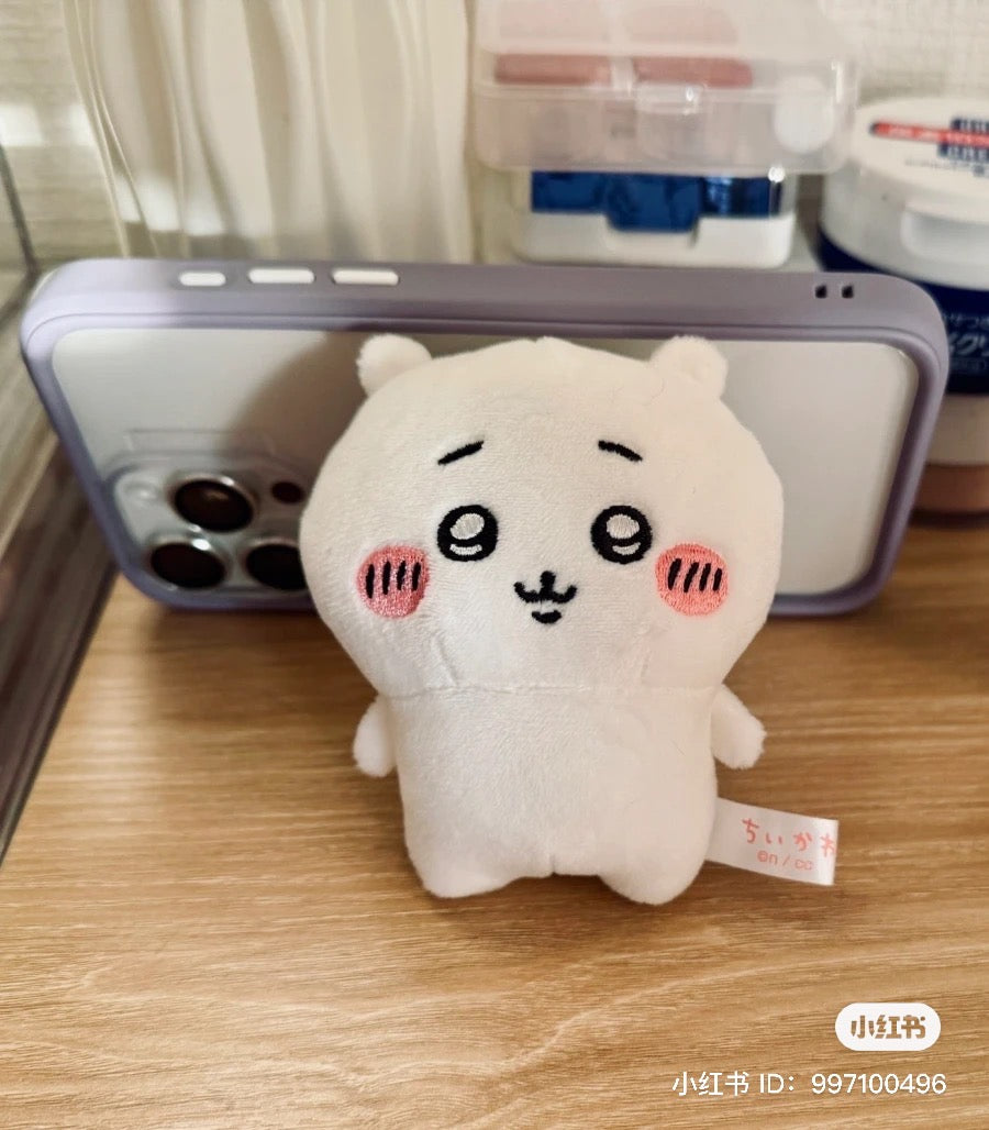 Chiikawa 吉伊卡哇|毛茸茸角色可旋转/可拆卸手机支架|約H90×W75×D50mm