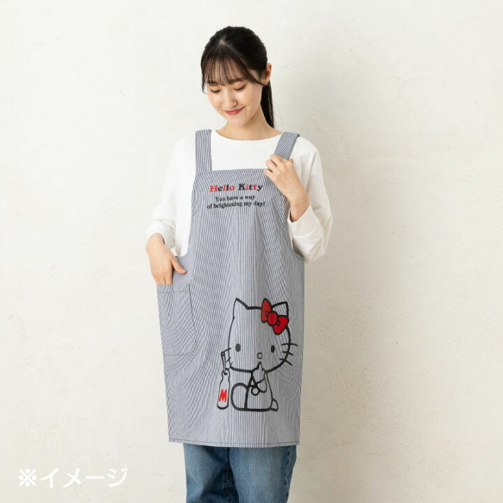 Sanrio三丽鸥|Hello Kitty H-Shaped Apron 凯蒂猫H型背带围裙|约34.6 x 26.6 x 1.7cm