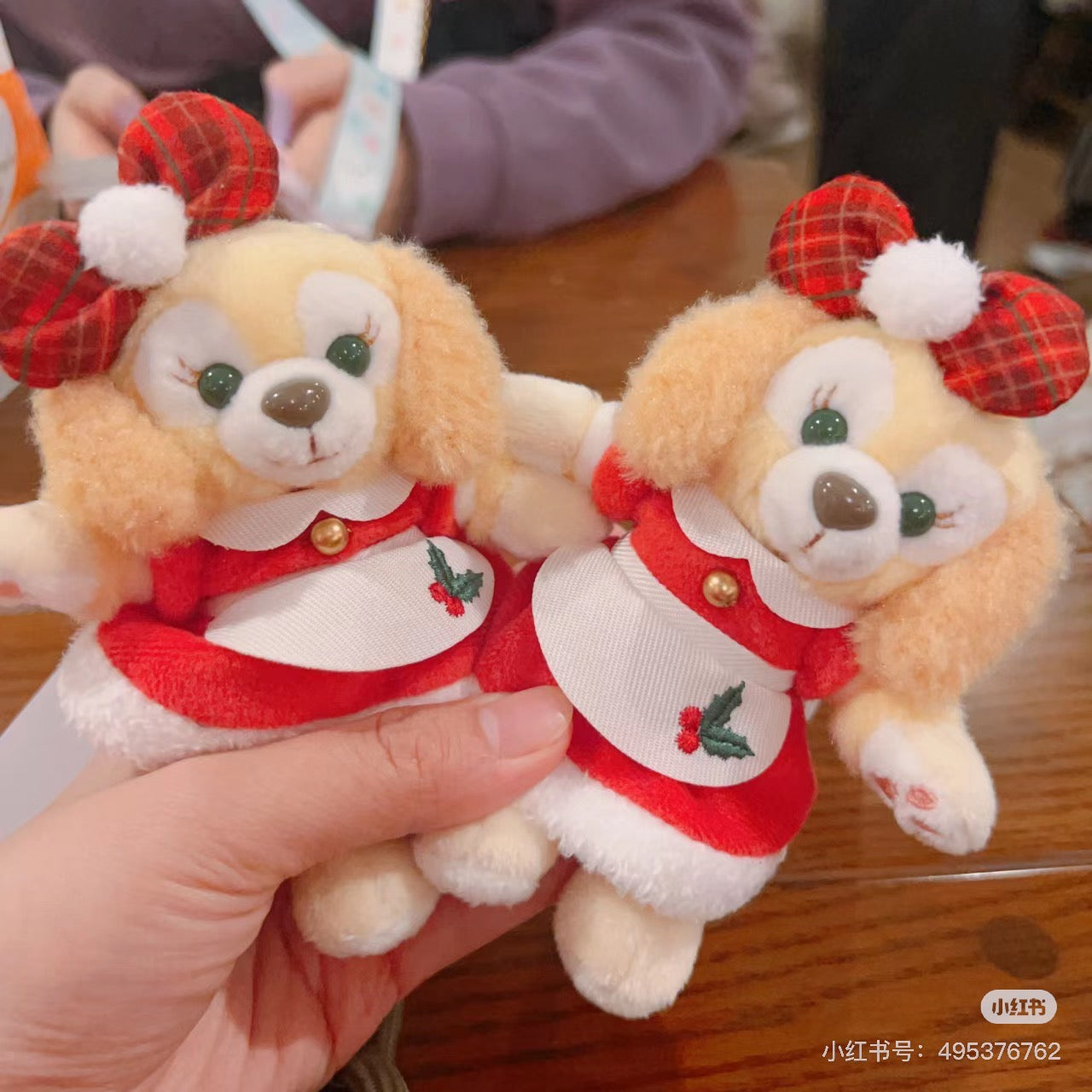 Disney迪士尼 |东迪2024圣诞冬日七宝毛绒玩偶挂件/包挂