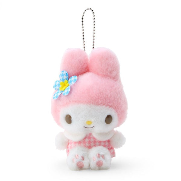Sanrio|Plush Eco Bag Hello Kitty Sanrio Kaohana卡通千鸟格复古毛绒玩偶挂件环保袋/包挂|约9cm×12cm×6cm