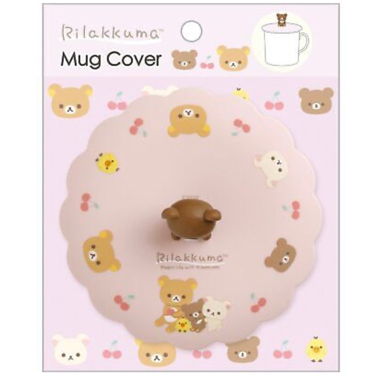 Rilakkuma轻松熊|马克杯杯盖/可做对杯|约90 x 80 mm