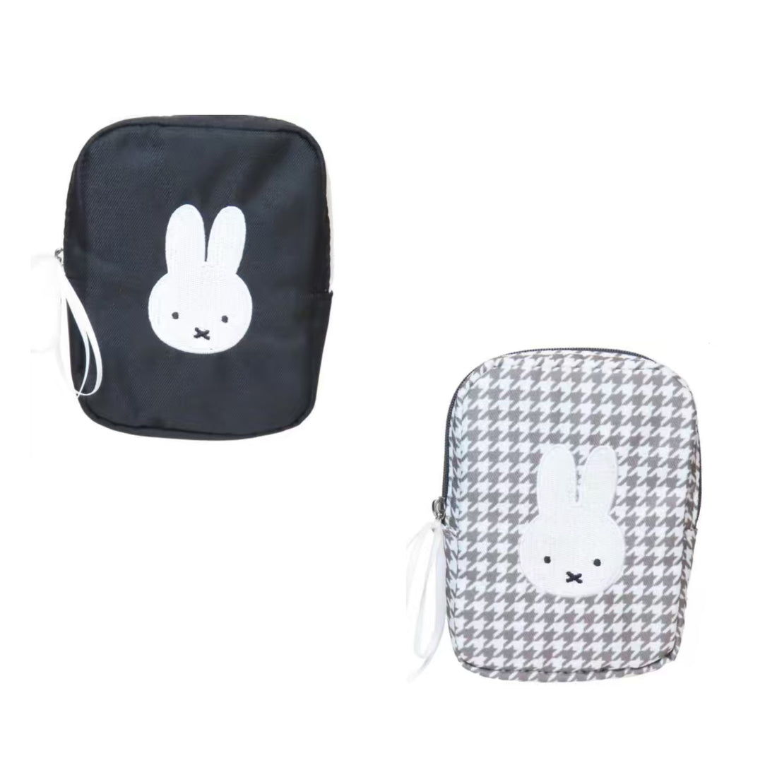 Miffy|Chidori & Monotone Vertical Cosmetic Pouch| 95×125×30mm approx.
