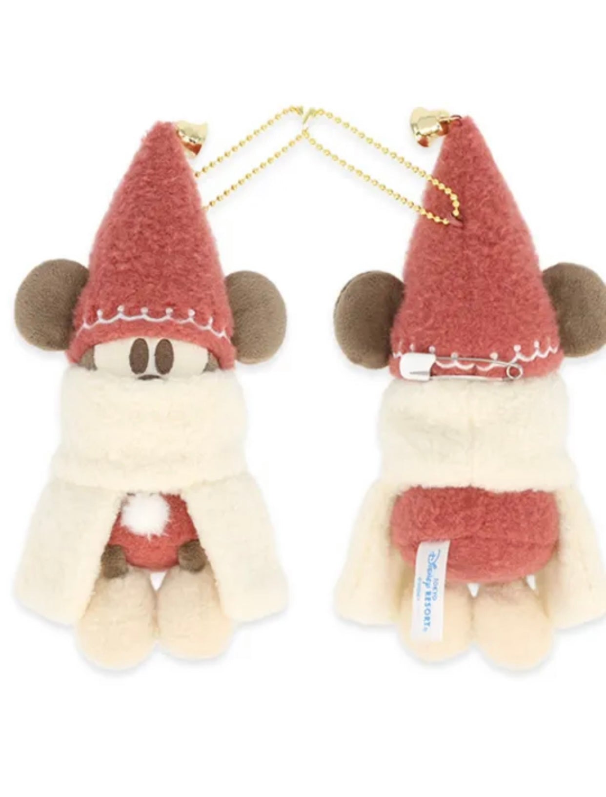 Disney|2025 Christmas Mickey Plush Badge keychain