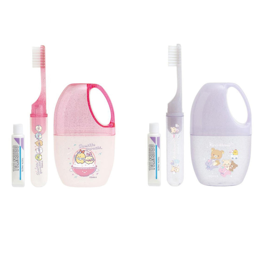 Sumikko gurashi角落生物|天使系列牙刷套|约4.0 x 9.5 x 15.0cm