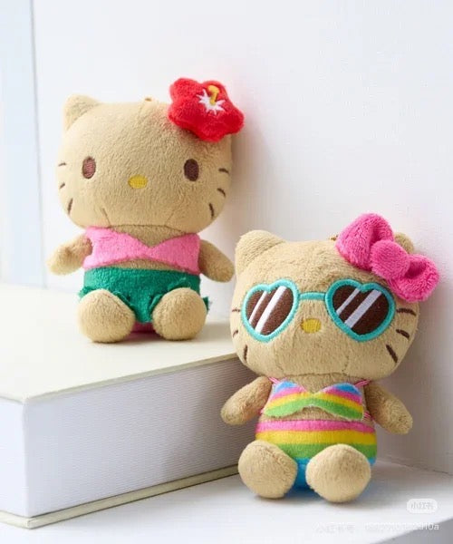 HelloKitty|Suntan Series Bikini Sitting Plush Dolls/Plush Toy|19cm x 14cm x 9.5cm approx.