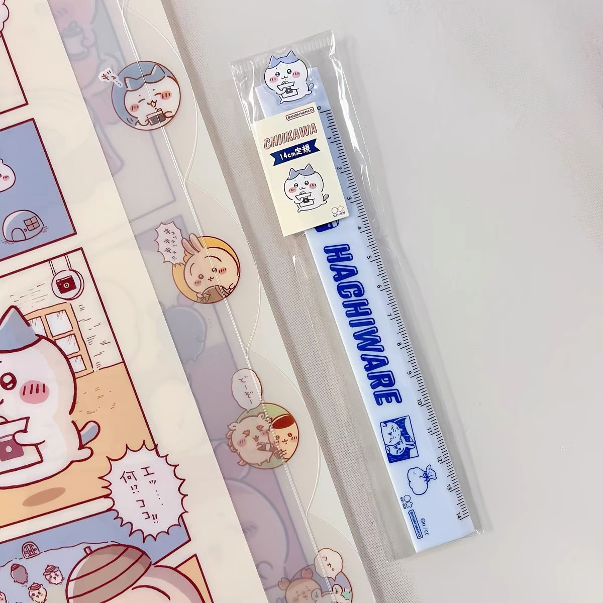 Chiikawa 吉伊卡哇|可爱角色造型直尺|約14cm