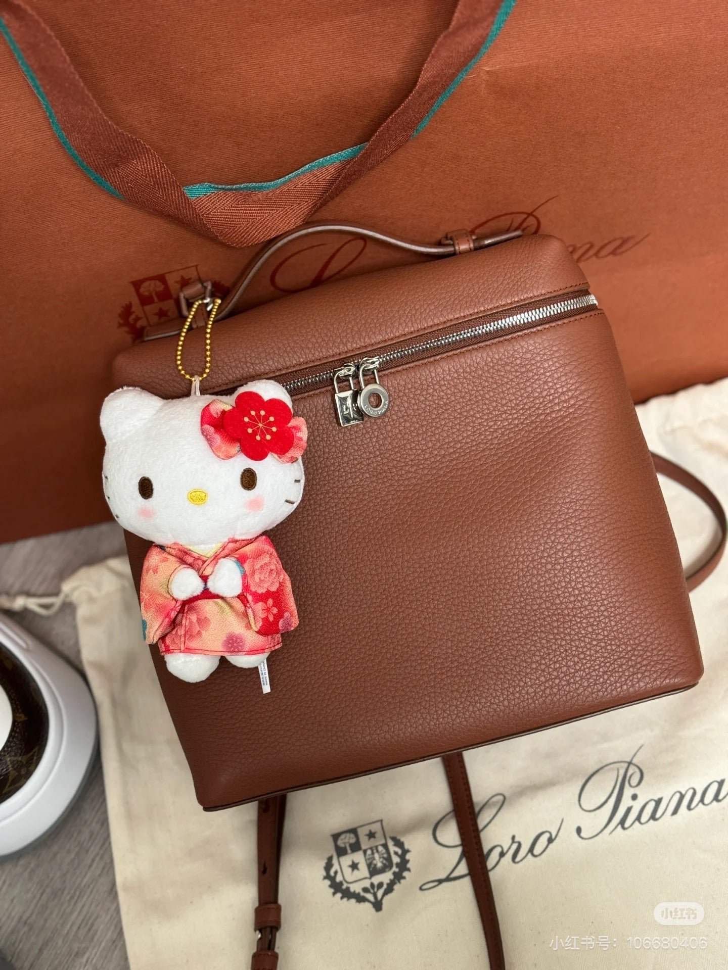 Sanrio|Sakura Kimono Mascot Holder /Plush Keychain |9.5×6.5×15cm approx.