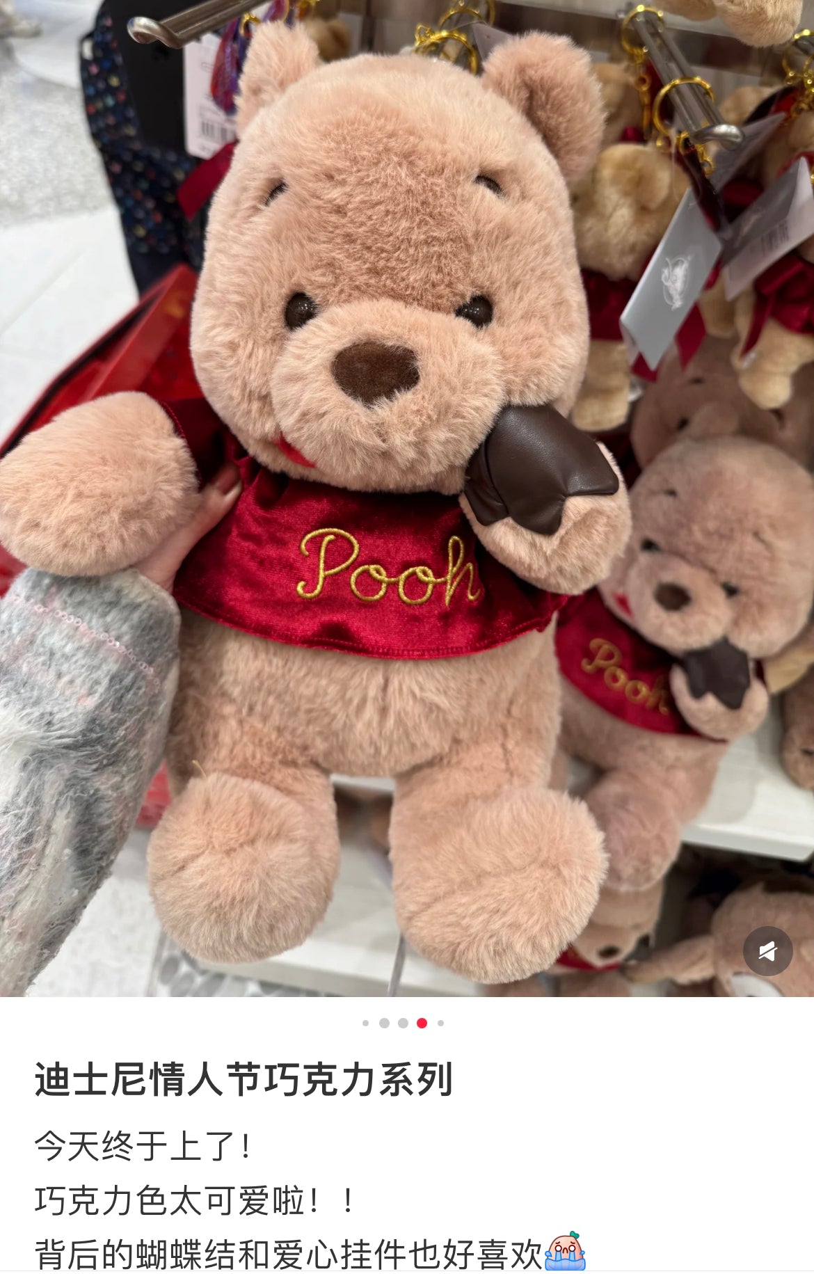 Disney| Plush Doll Chocolate Disney Store Japan Valentine&