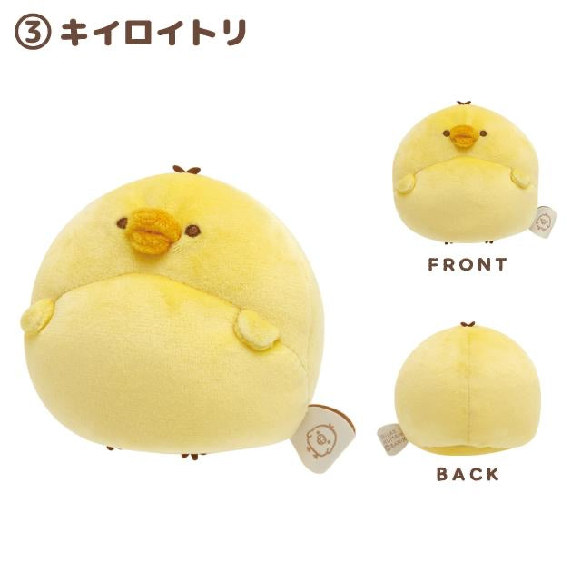 Rilakkuma轻松熊|肥美大肚腩系列慢回弹感可以捏捏小公仔/玩偶/肚肚也可当手腕垫|約H80×W90×D80mm