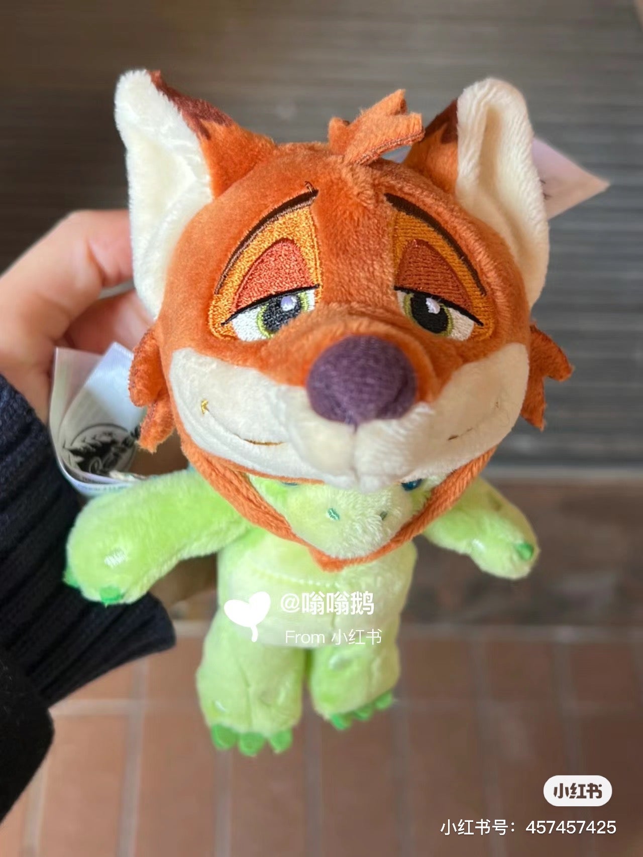 Disney|疯狂动物城尼克朱迪头套挂件