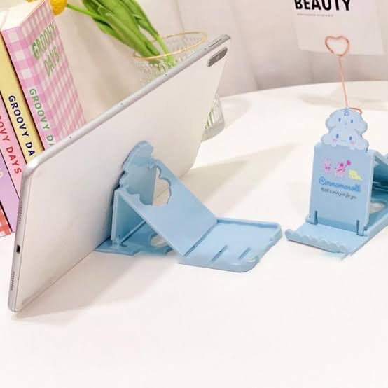 Sanrio|ipad/手机桌面便携支撑/支架/可调节角度/可折叠收起|约6 x 0.7 x 15.7 cm