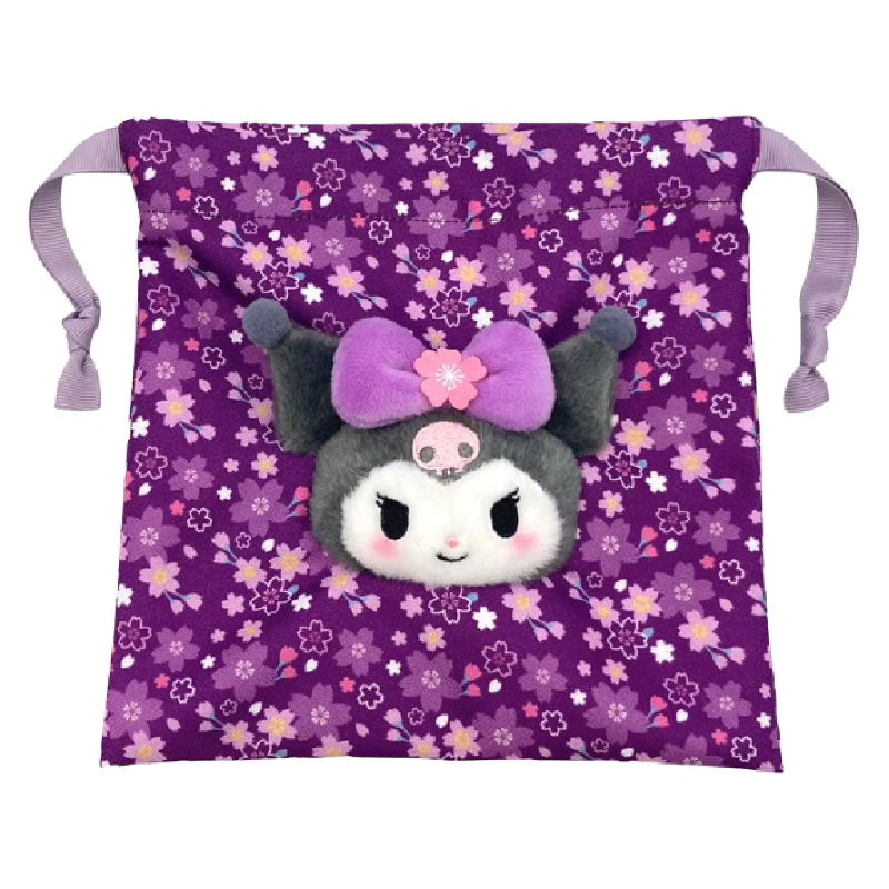 Sanrio|Sakura Kimono Drawstring Pouch|H18×W18×D3cm approx.