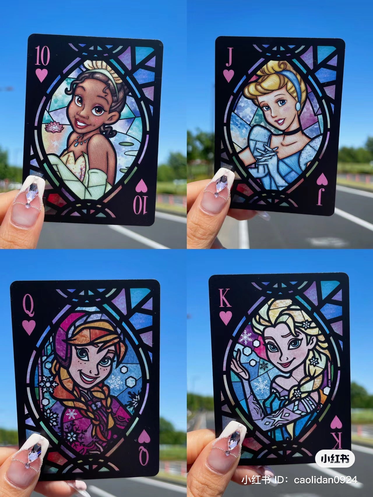 Disney|透光扑克牌/54张不同迪士尼人物