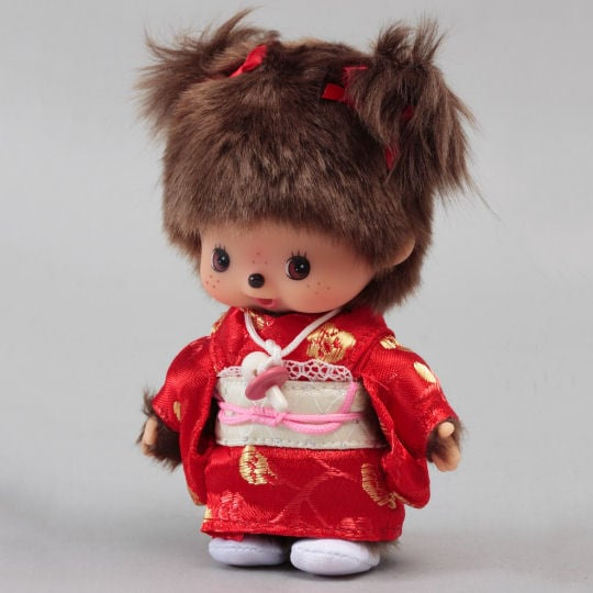 Monchhichi|bebichhichi Kimono Plush Dolls/Plush Toy|10 x 15 x 7 cm