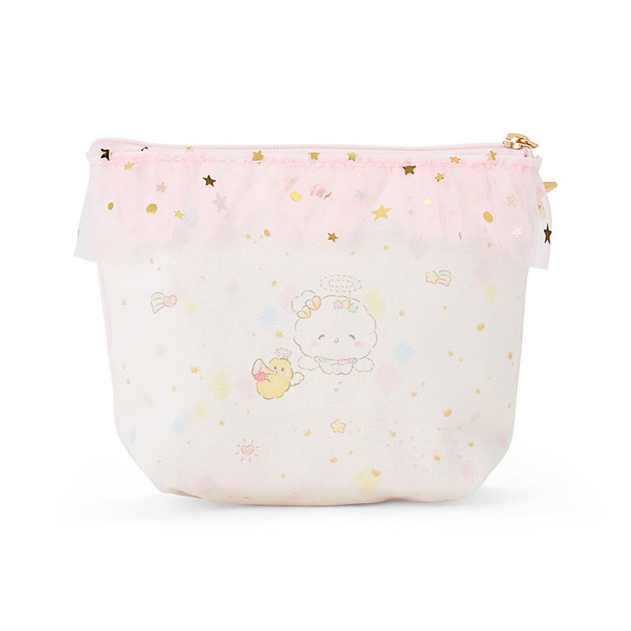 Sanrio|Pouch - Cogimyun / Angel Play Party小麦云粉精灵天使系列粉色纱纱化妆包/收纳包|约15×5×12cm