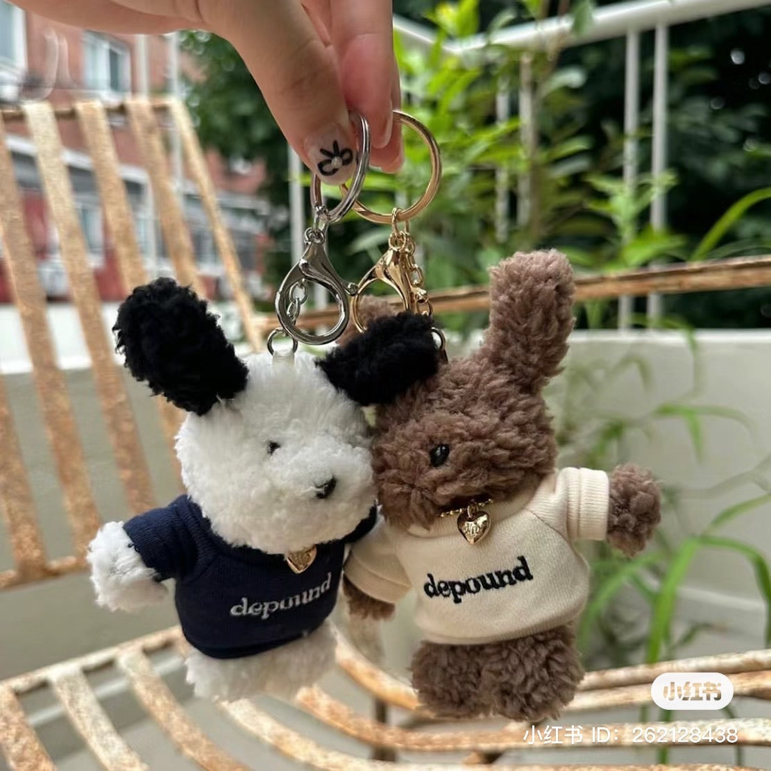 Depound|8周年限定可爱软趴趴卷毛挂件/包挂/金爱心项链/带礼物包装盒/送礼首选