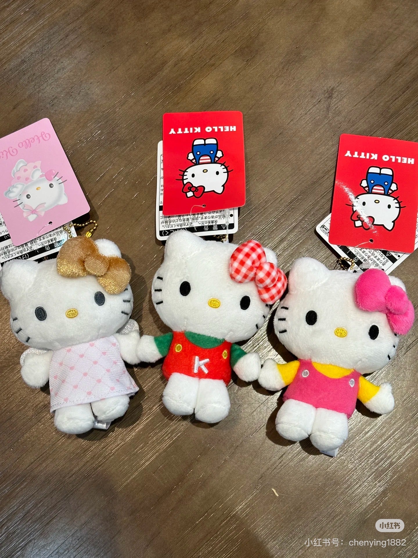 HelloKitty|Sanrio 50th Anniversary Collection Standard Mascot Holder /Plush Keychain| 85x100x45mm approx.