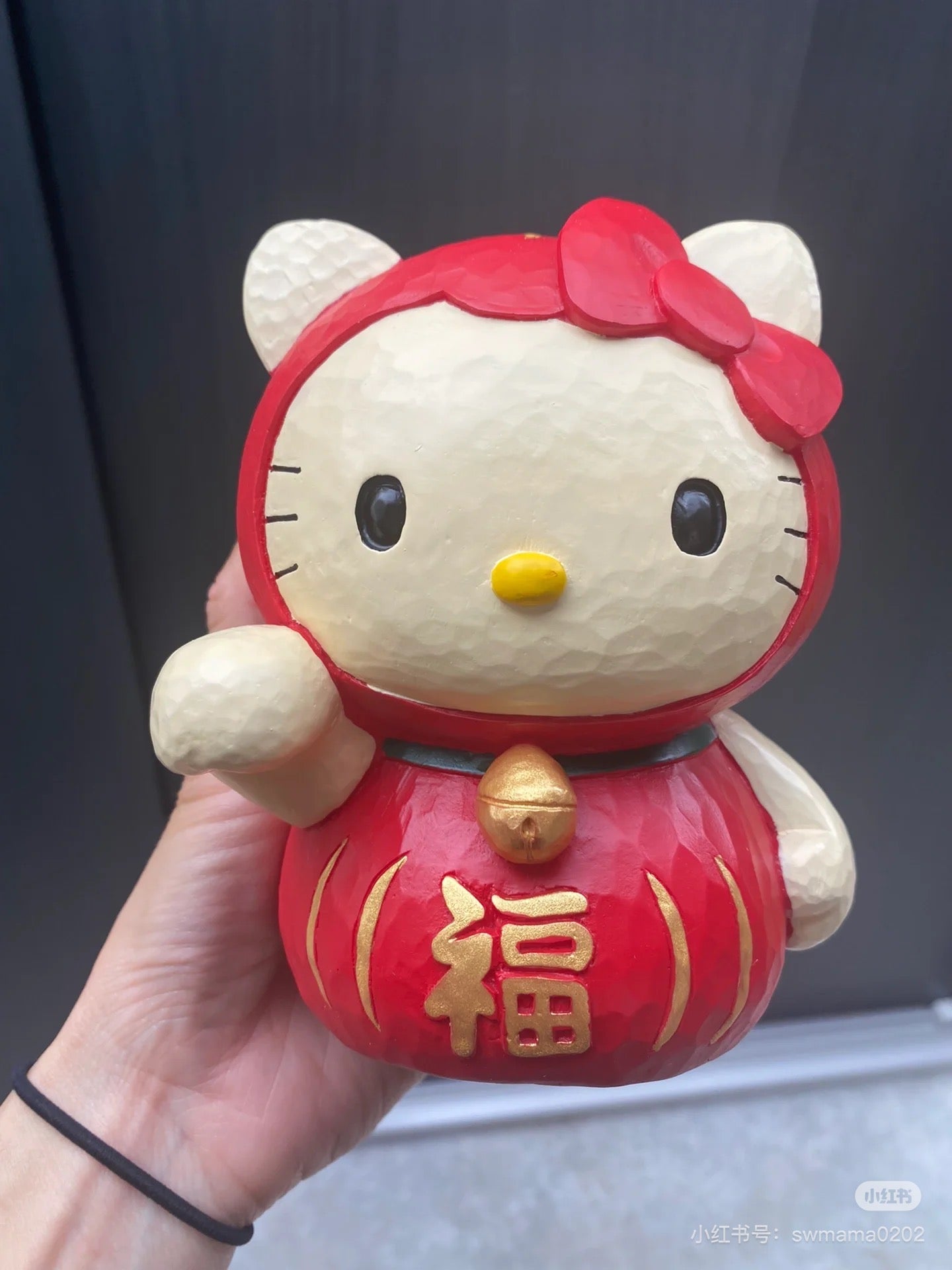 HelloKitty凯蒂猫|Hello kitty开运存钱罐不倒翁|约H160 W120 D110mm