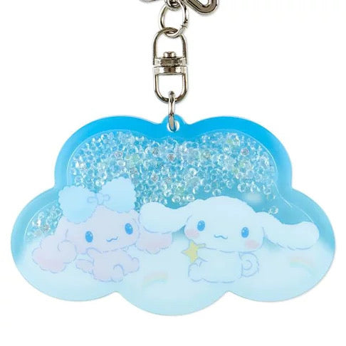Sanrio|Cinnamon & Poron To Kumo Keychain/Keyring|7.5×0.6×4.7cm approx.