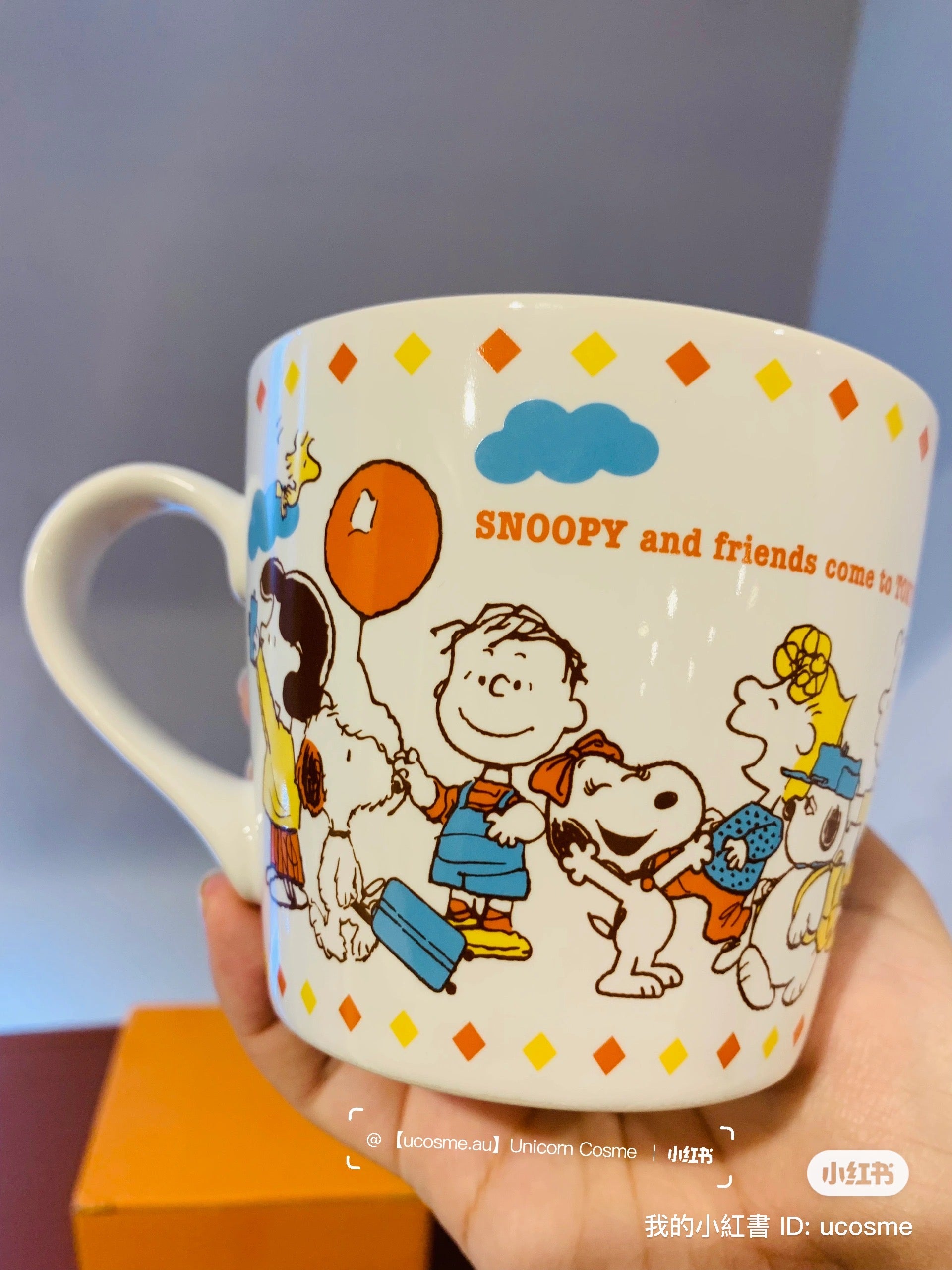 Snoopy|东京站限定史努比马克杯|约W110×H97×D95mm