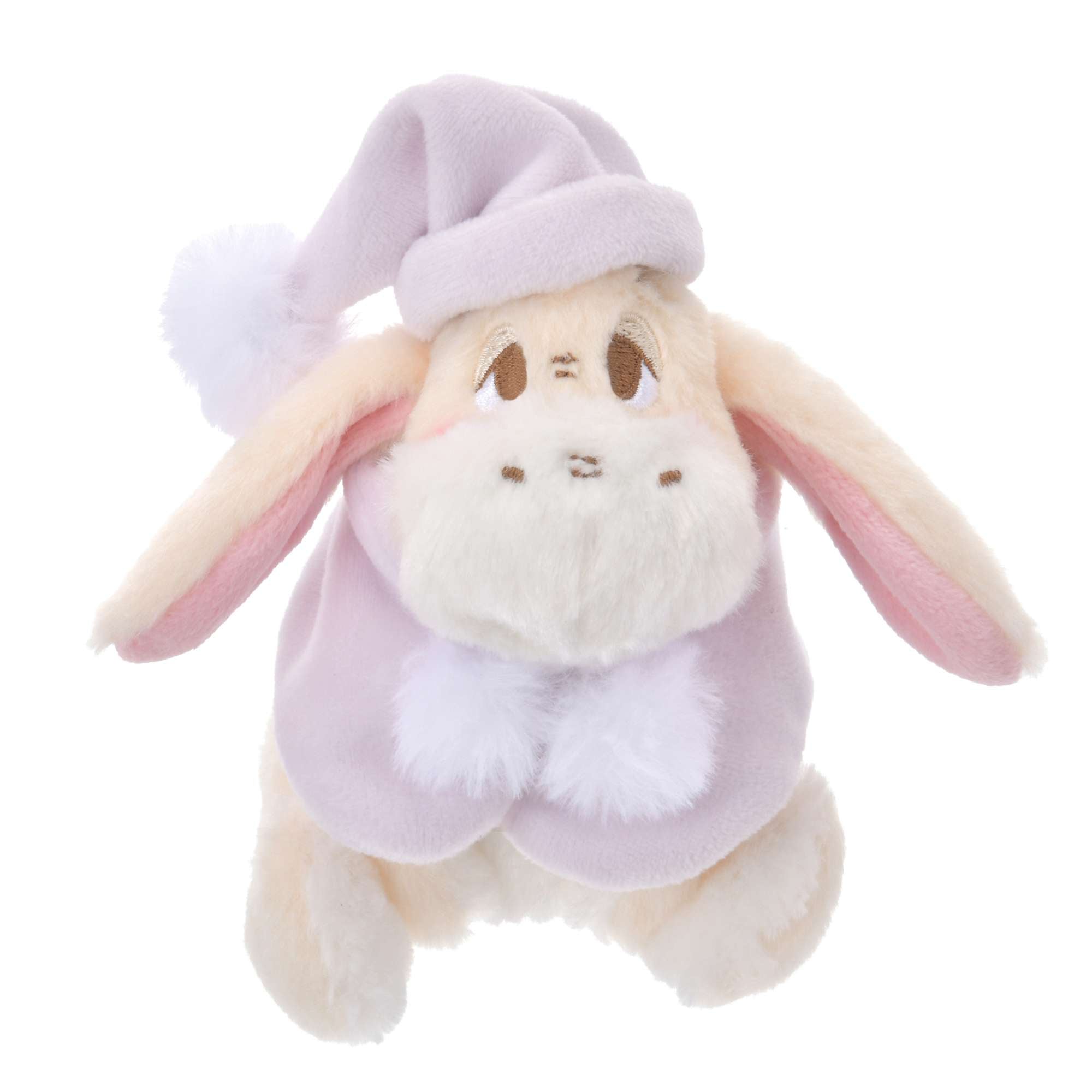 Disney迪士尼|Plush Mascot Keychain - White Pooh Fruit Latte Color东迪冬日限定水果拿铁色睡衣睡帽斗篷系列可爱角色毛绒挂件/包挂|约高 16.5 x 宽 10 x 深 9cm