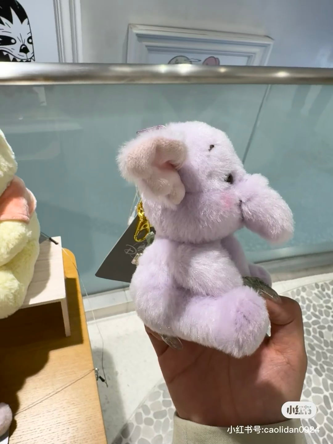 Disney|超好摸fluffy豆豆眼系列挂件|約高さ17×幅9.5×奥行き6.5(cm)