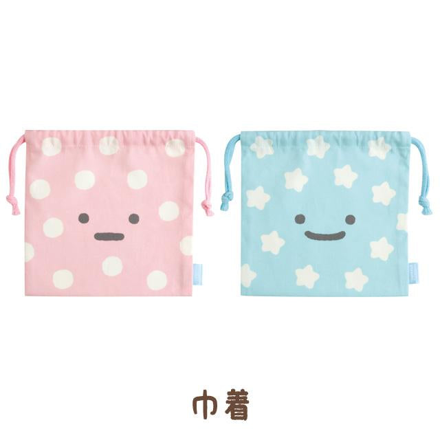 【new】Sumikko gurashi角落生物|可爱包袱表情巾着/束口袋|約200×200mm