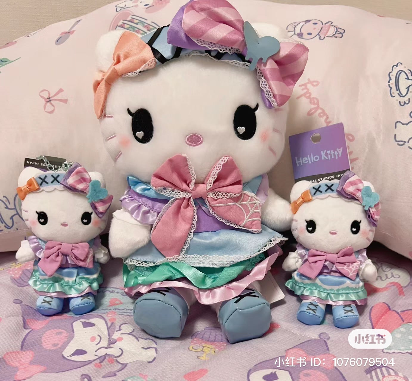 Hello kitty凯蒂猫|USJ万圣节多巴胺kitty限定玩偶/公仔/小皮靴