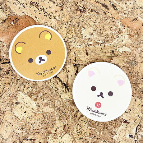 Rilakkuma|San-X Paper-cutting Water-absorbing Coaster|90×7mm approx.