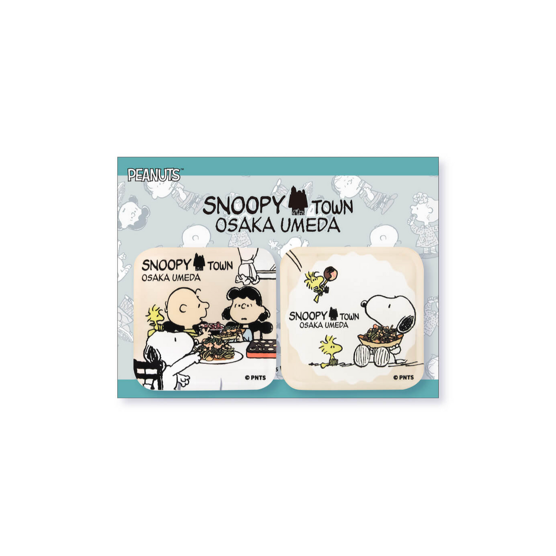Snoopy|大阪梅田限定章鱼烧派对系列冰箱贴2枚组