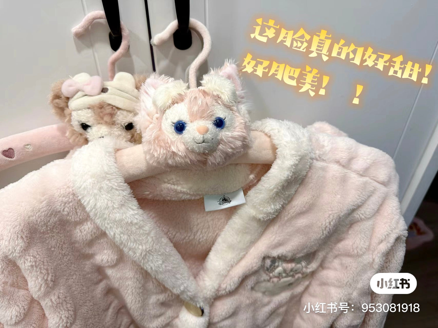 Disney SH|大脸贝儿粉粉衣架