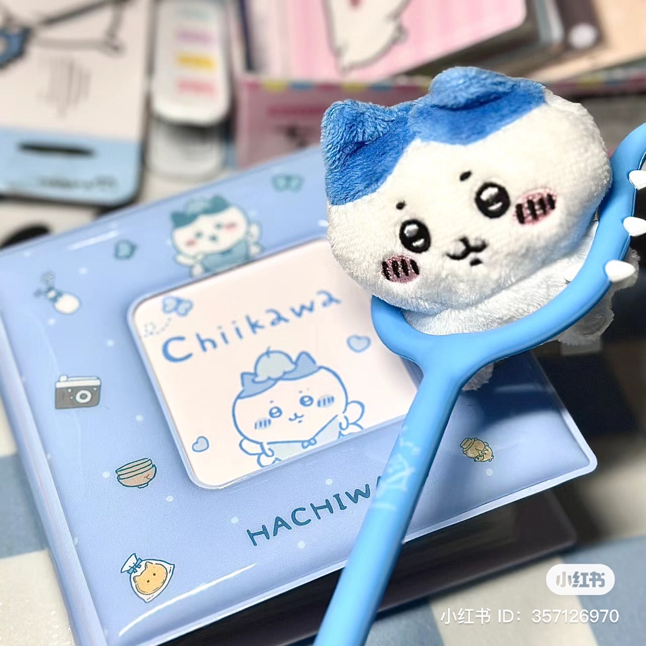 Chiikawa 吉伊卡哇|软软外壳卡册/手掌相册/拍立得相册/邮票/贴纸收藏/抽卡收藏/侧面还可挂挂链|10卡位入