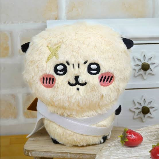 Chiikawa 吉伊卡哇|毛茸茸獭师/师傅玩偶/公仔|约H150×W140×D100mm