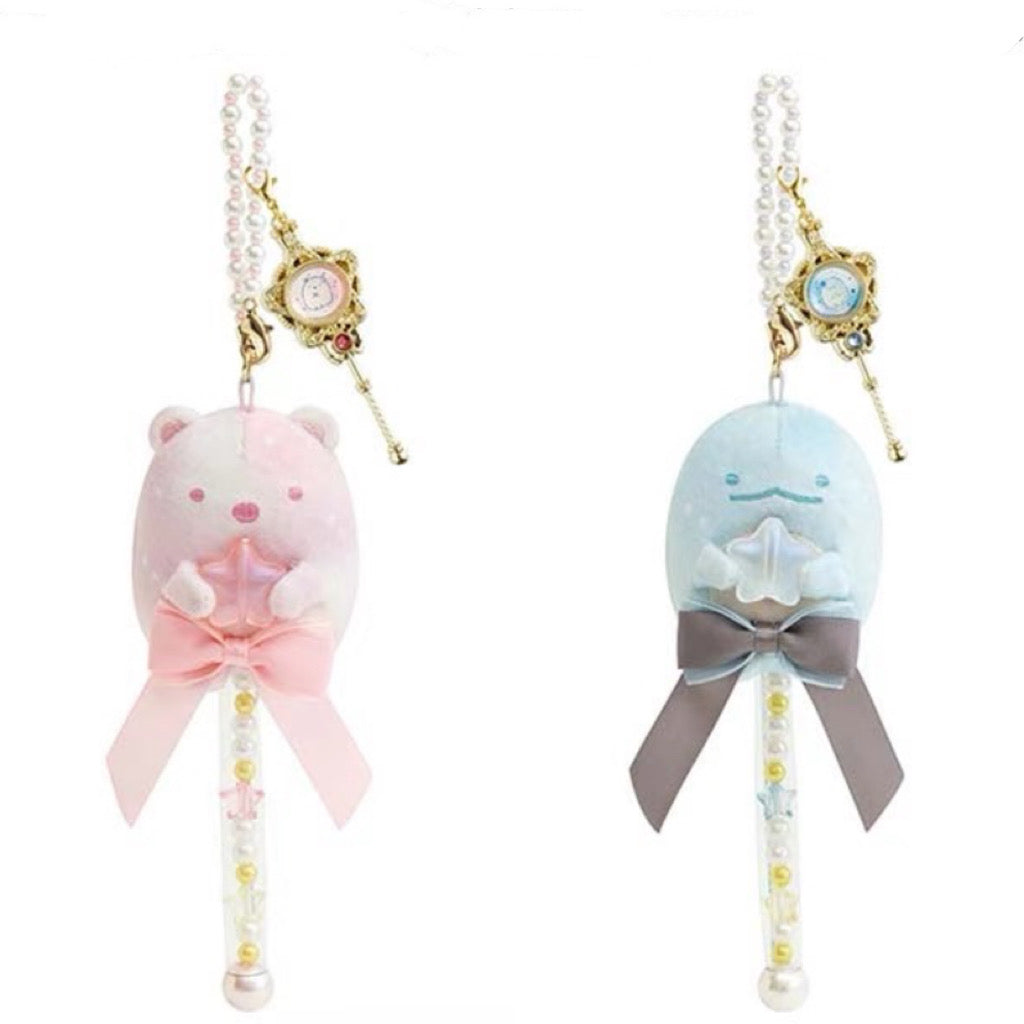 Sumikko gurashi角落生物|Sleepless Night Sumikko Magic Salon Magic Wand Burasage Plush Shirokuma不眠之夜魔法石系列魔法棒/精美小魔法棒吊饰/挂件/包挂|约140 x 50 x 45cm
