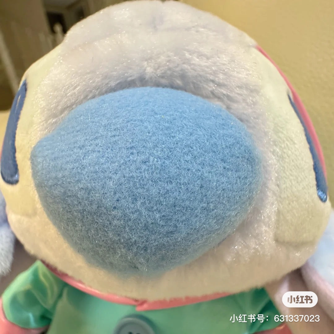 Disney迪士尼|雨衣噗噗/史迪奇玩偶/公仔/帽帽可脱|约高さ22×幅19×奥行き16(cm)