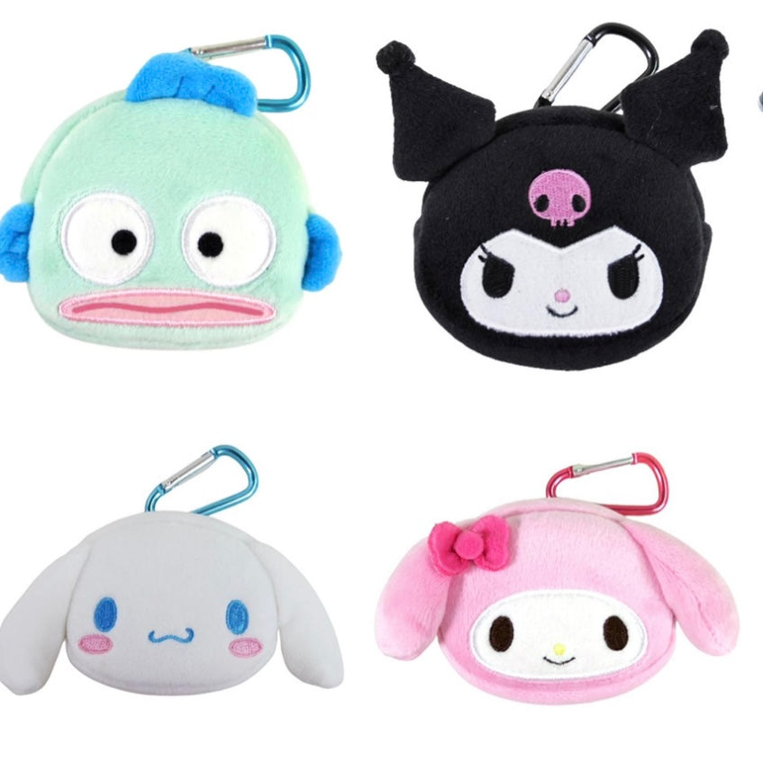 Sanrio|钥匙扣角色大头零钱包|尺寸:寬10cm/深4cm/高9cm