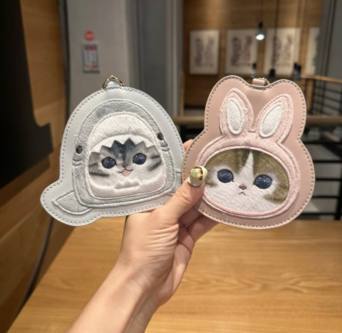 Mofusand|Die -cut pass case softly|H135 x W115 x D5mm approx.