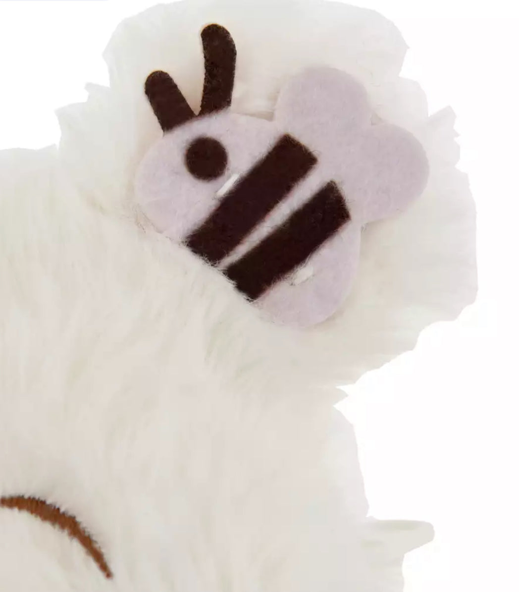 Disney|2023 Winnie the pooh小熊维尼White pooh白色冬日大脸斜背包/内里也有噗噗|高さ約16×幅15×奥行き9.5(cm)