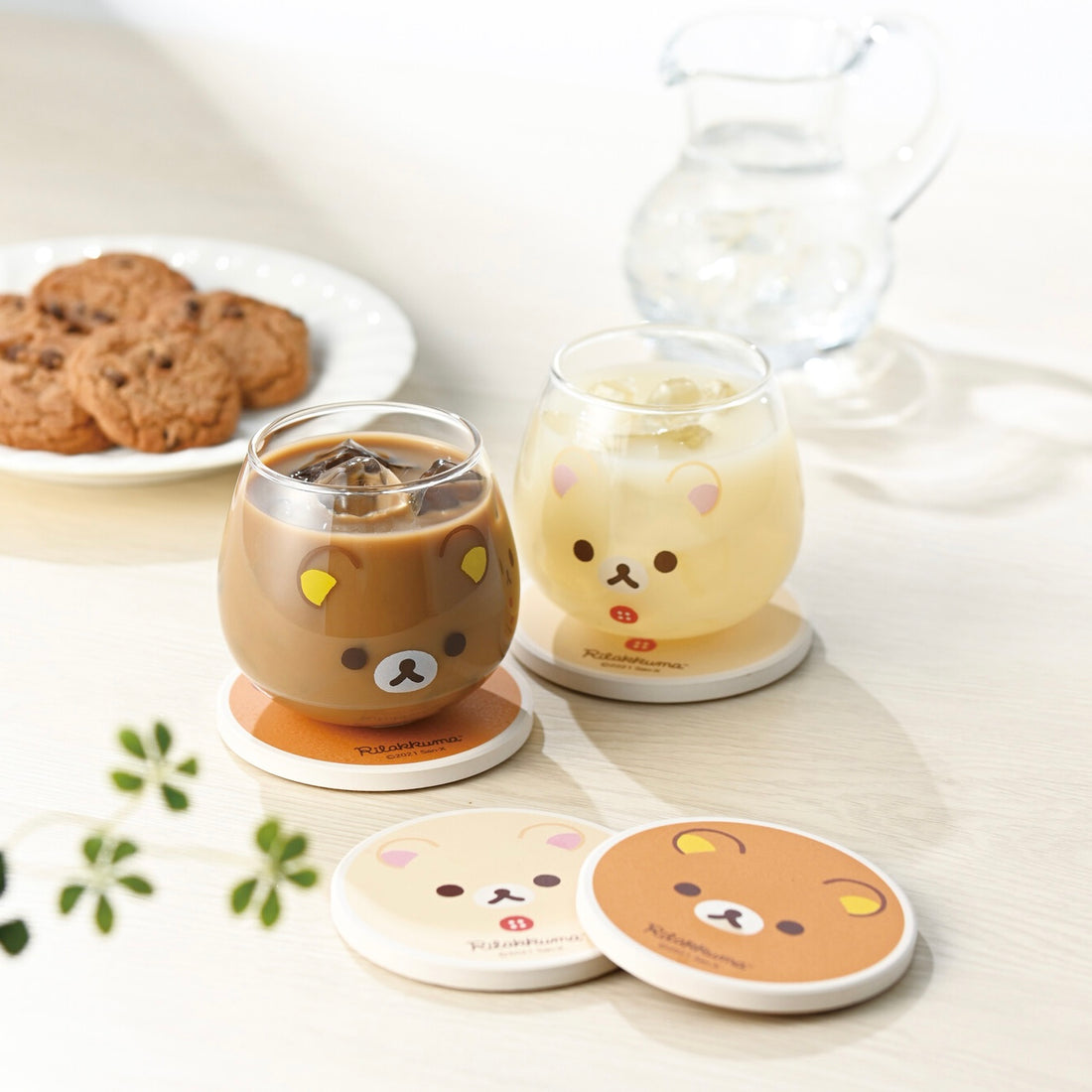 Rilakkuma|San-X Paper-cutting Water-absorbing Coaster|90×7mm approx.