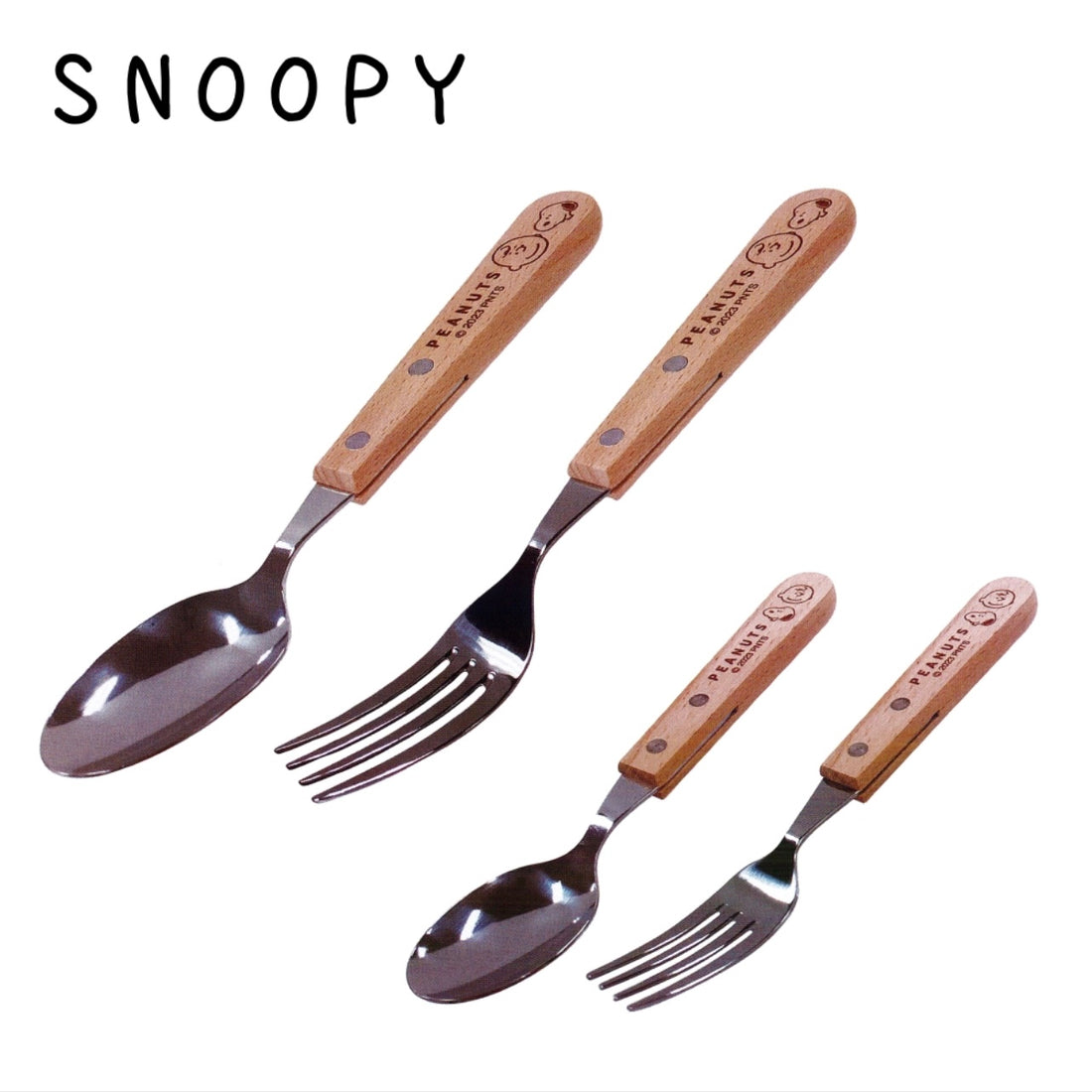 Snoopy|Expression史努比和小黄鸟木柄餐具