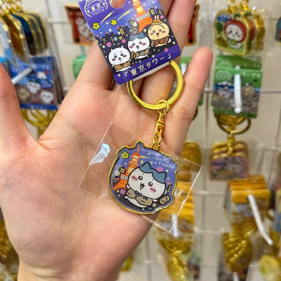 Chiikawa |Tokyo Tower Keychain/Keyring|35×35×5mm approx.