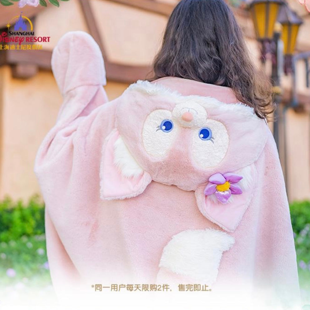 Disney SH|贝儿带帽超柔软毛毯/披毯/披风/斗篷
