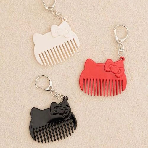Sanrio|Hello Kitty x me% mini Acrylic Comb Keychain/Keyring