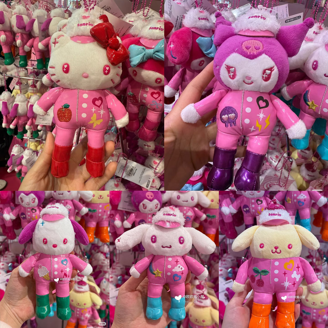 【limit 1】Sanrio|HARAJUKU STORE & CAFÉ OPENS ITS DCDRS! long legs Mascot Holder /Plush Keychain